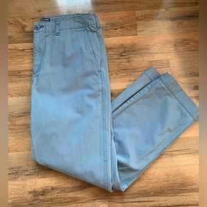 Mens Chino Ralph Lauren Polo Jeans Company 32x32 Light Blue Chino Pants